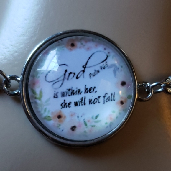 Link bracelet Woman of God Psalm 46:5 - Picture 2 of 4